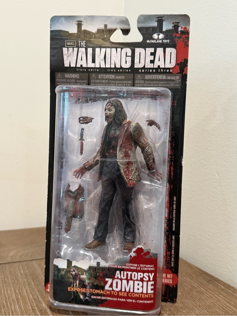 🐦McFarlane The Walking Dead Series 3 Autopsy Zombie Action Figure AMC New 2013